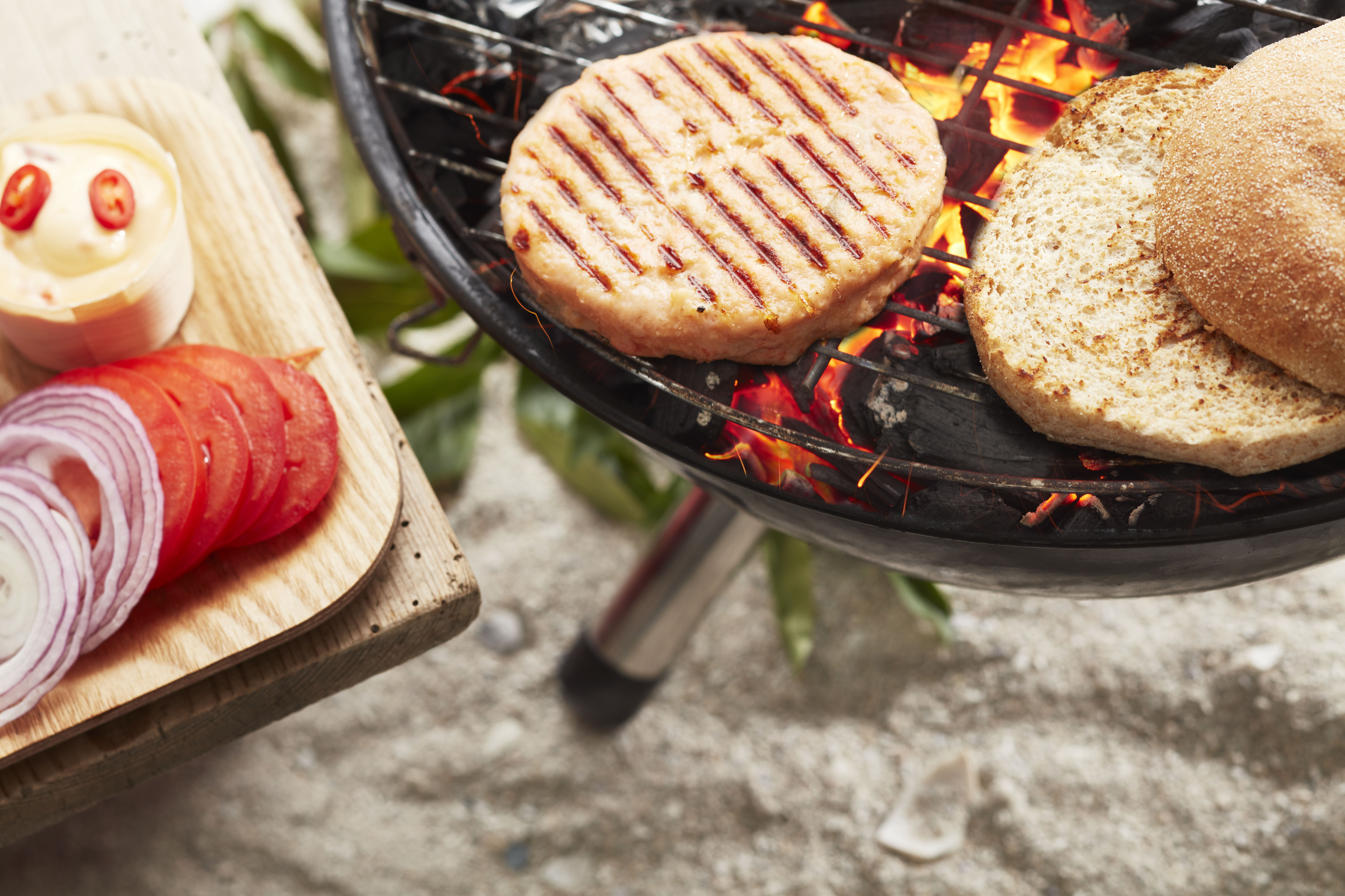 Fiskeburger chilimajones