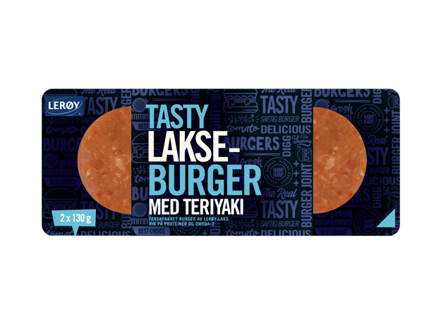 Lerøy lakseburger med teriyaki