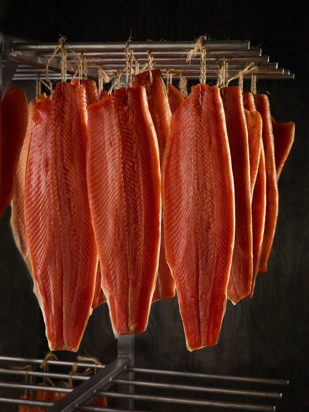 Smoked trout